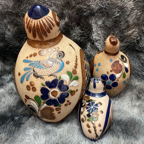 3 Vintage Mexican Tonala Birds
Pottery stoneware - Picture 13 of 16